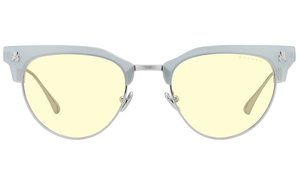 GUNNAR kancelářske/herní brýle CALIFORNIA DREAMIN' BEACH BLUE * jantárová skla * BLF 65 * GUNNAR focus