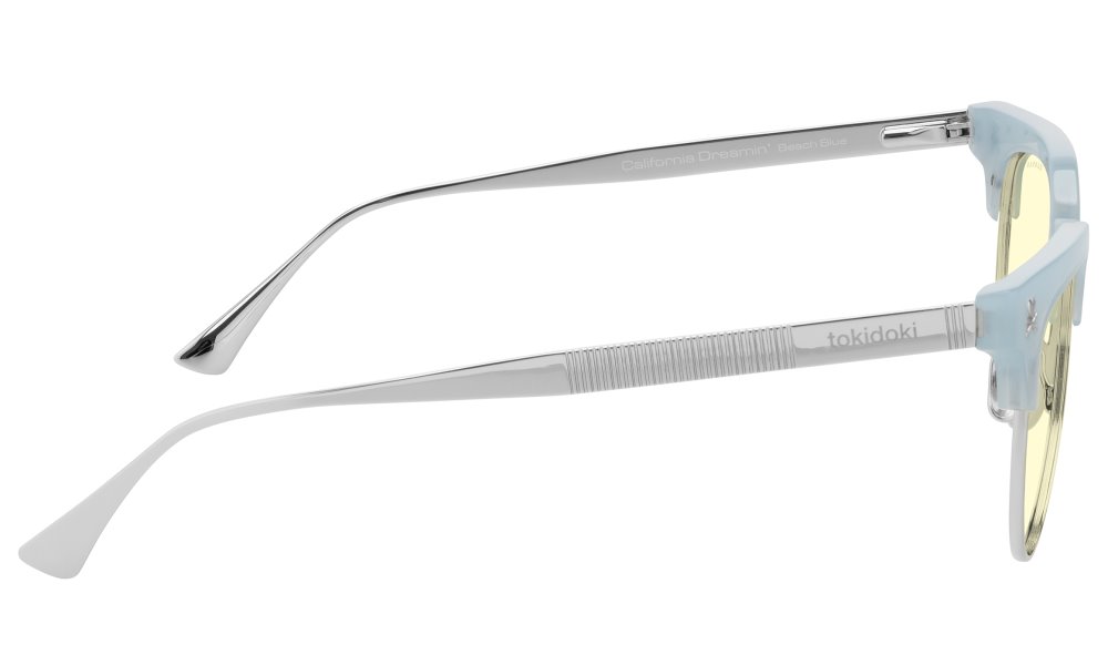 GUNNAR kancelářske/herní brýle CALIFORNIA DREAMIN' BEACH BLUE * jantárová skla * BLF 65 * GUNNAR focus