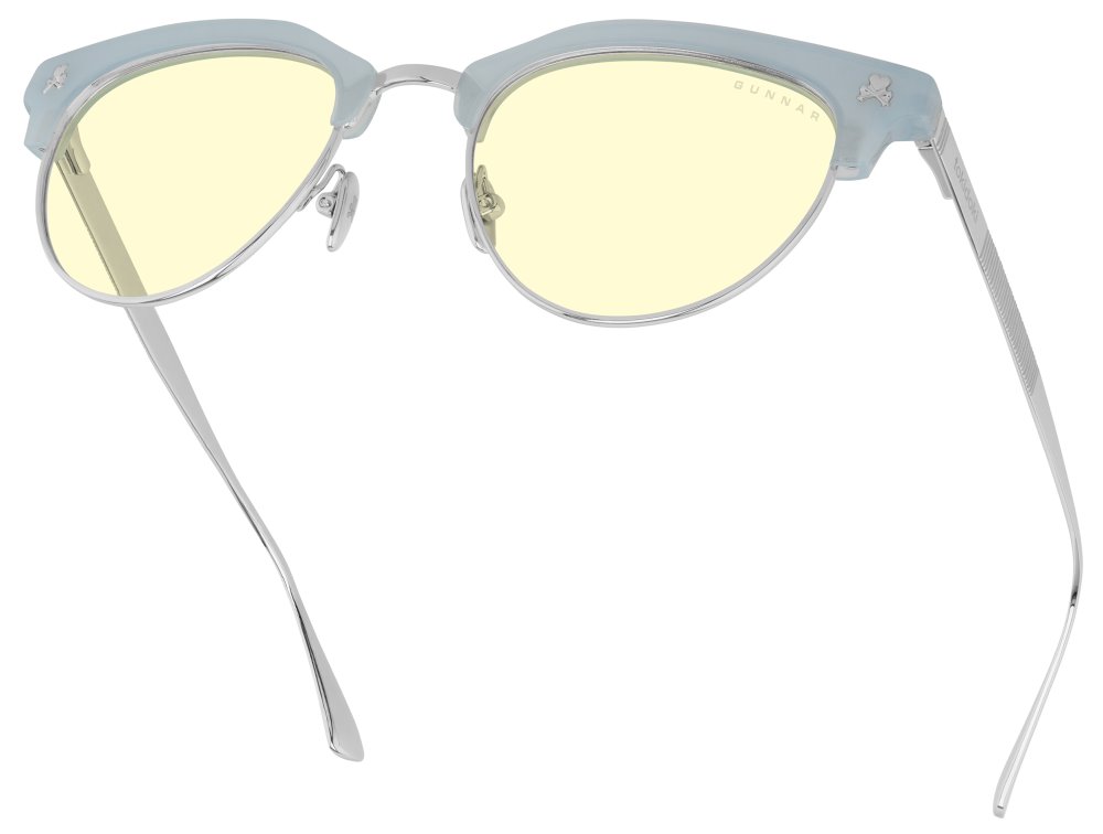 GUNNAR kancelářske/herní brýle CALIFORNIA DREAMIN' BEACH BLUE * jantárová skla * BLF 65 * GUNNAR focus