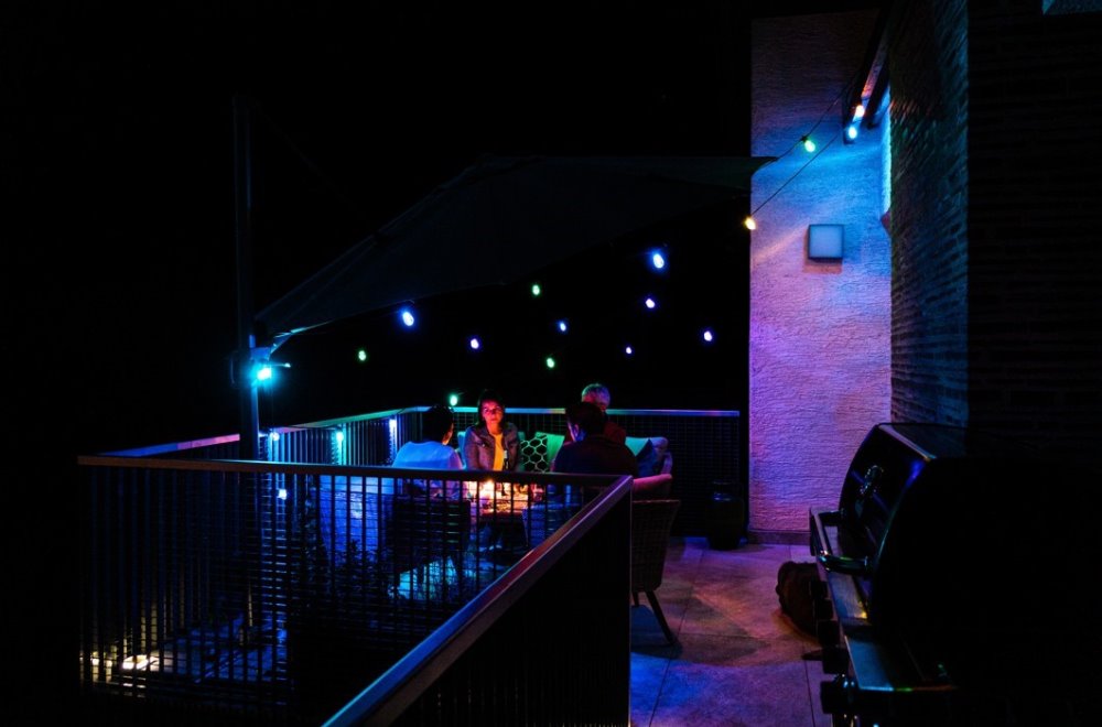 IMMAX NEO LITE SMART venkovní dekorační řetěz girlanda 15W, Wi-Fi, RGB+CCT, IP65, TUYA, 15m