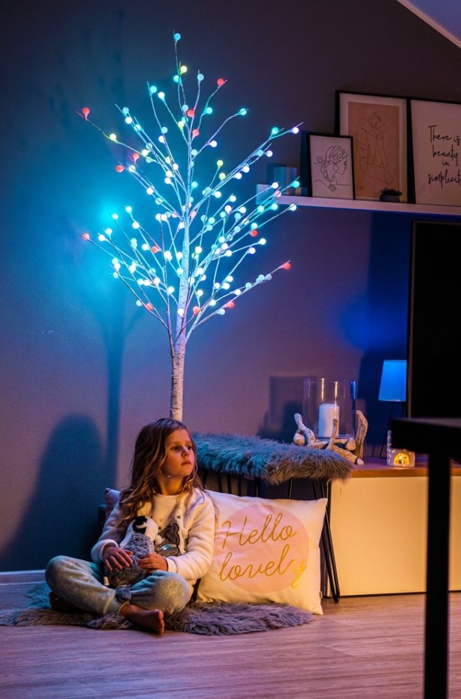 IMMAX NEO LITE SMART vánoční LED strom, RGB+CW, Wi-Fi, TUYA, 180cm