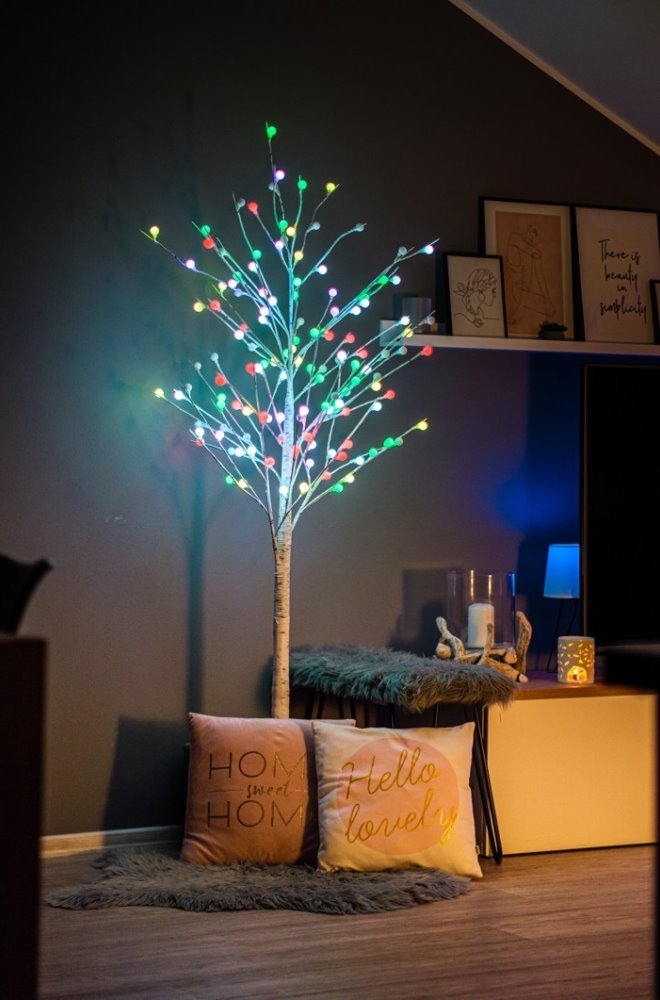 IMMAX NEO LITE SMART vánoční LED strom, RGB+CW, Wi-Fi, TUYA, 180cm