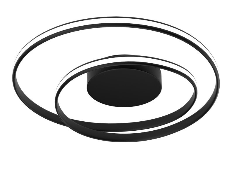 IMMAX NEO ROUND SMART stropní svítidlo D70cm 35W černé Zigbee 3.0, TUYA