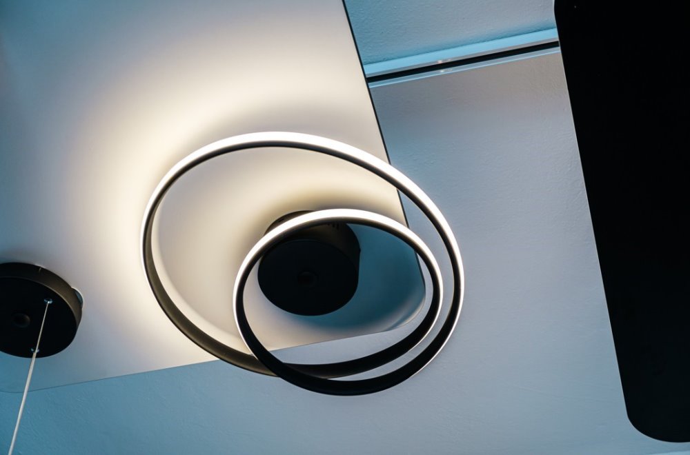 IMMAX NEO ROUND SMART stropní svítidlo D70cm 35W černé Zigbee 3.0, TUYA