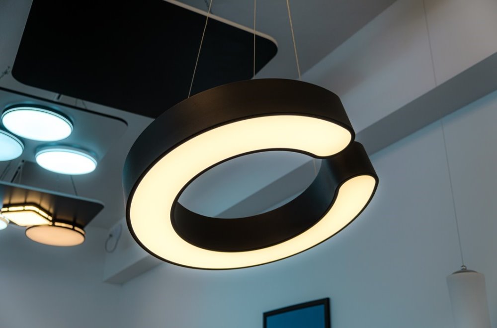 IMMAX NEO CÉČKO SMART závěsné svítidlo 60cm 43W černé Zigbee 3.0, TUYA