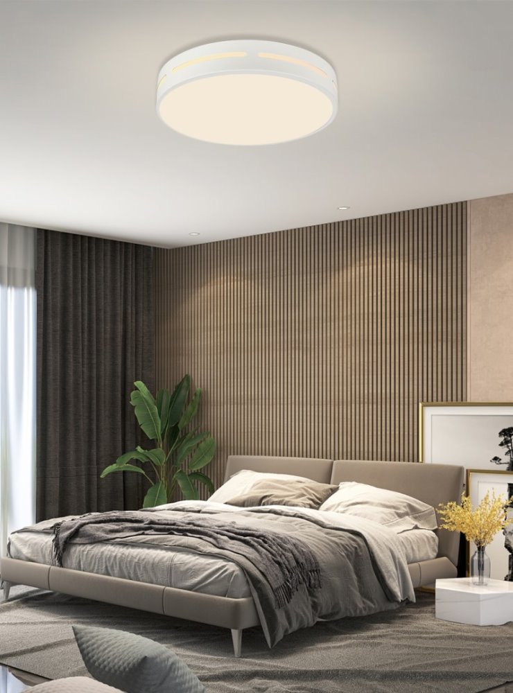 IMMAX NEO LITE PERFECTO SMART stropní svítidlo kruh 50cm, 48W bílé TUYA Wi-Fi