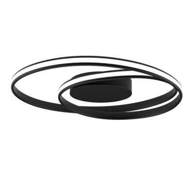 IMMAX NEO ROUND SMART stropní svítidlo D70cm 35W černé Zigbee 3.0, TUYA