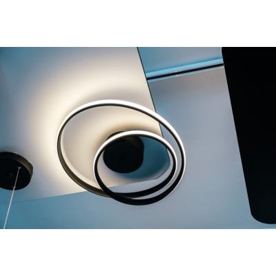 IMMAX NEO ROUND SMART stropní svítidlo D70cm 35W černé Zigbee 3.0, TUYA