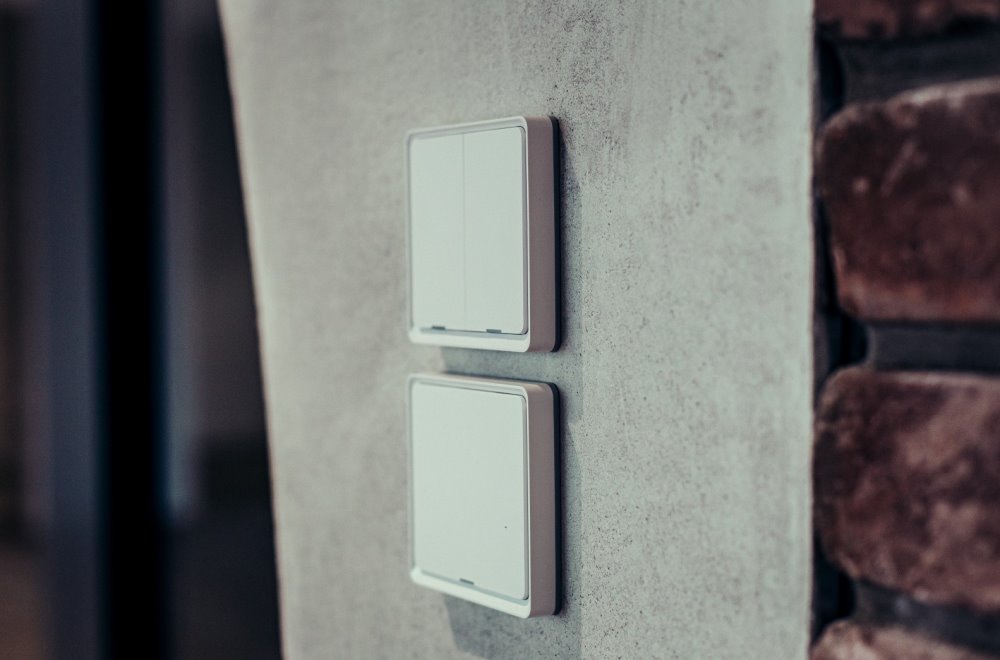 IMMAX NEO SMART vypínač 2-tlačítkový Wi-Fi, 230V, TUYA