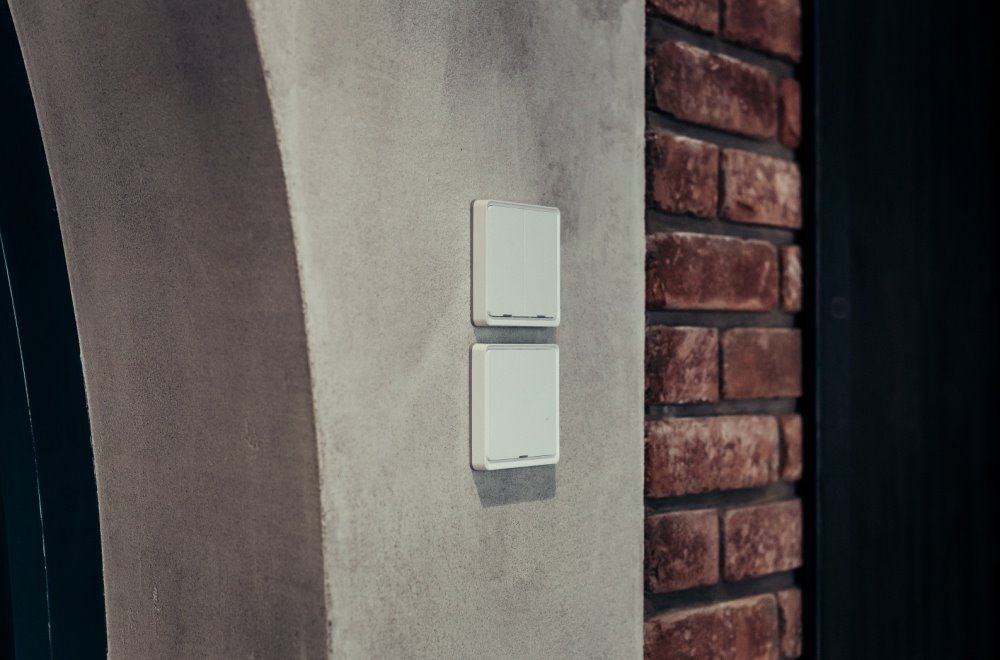 IMMAX NEO SMART vypínač 2-tlačítkový Wi-Fi, 230V, TUYA