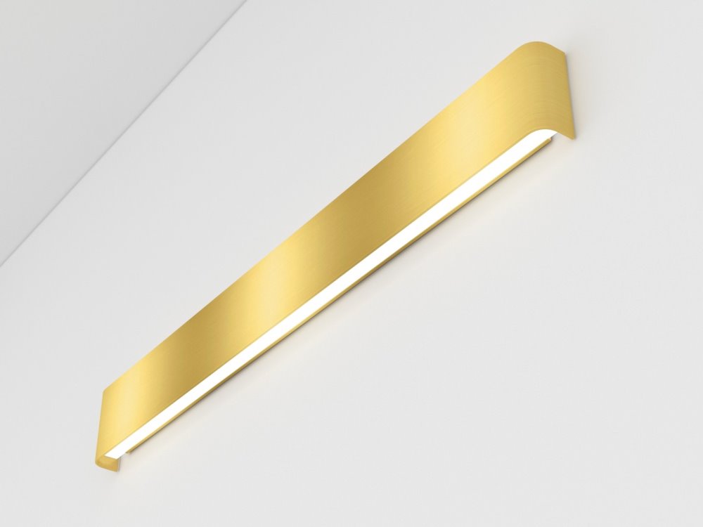 IMMAX NEO LÍNEA SMART nástěnné svítidlo 76cm 40W zlaté Zigbee 3.0, TUYA