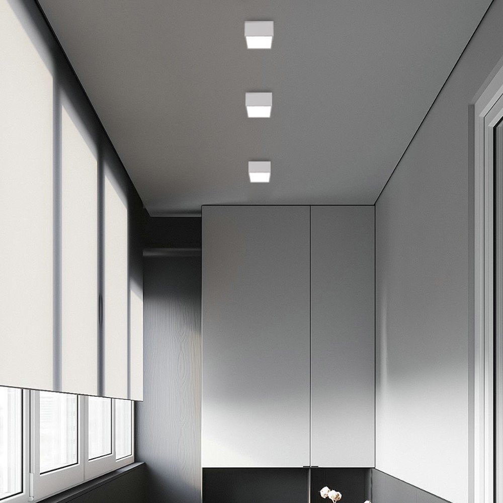 IMMAX NEO CANTO SMART stropní svítidlo 15x15cm 12W bílé Zigbee 3.0, TUYA