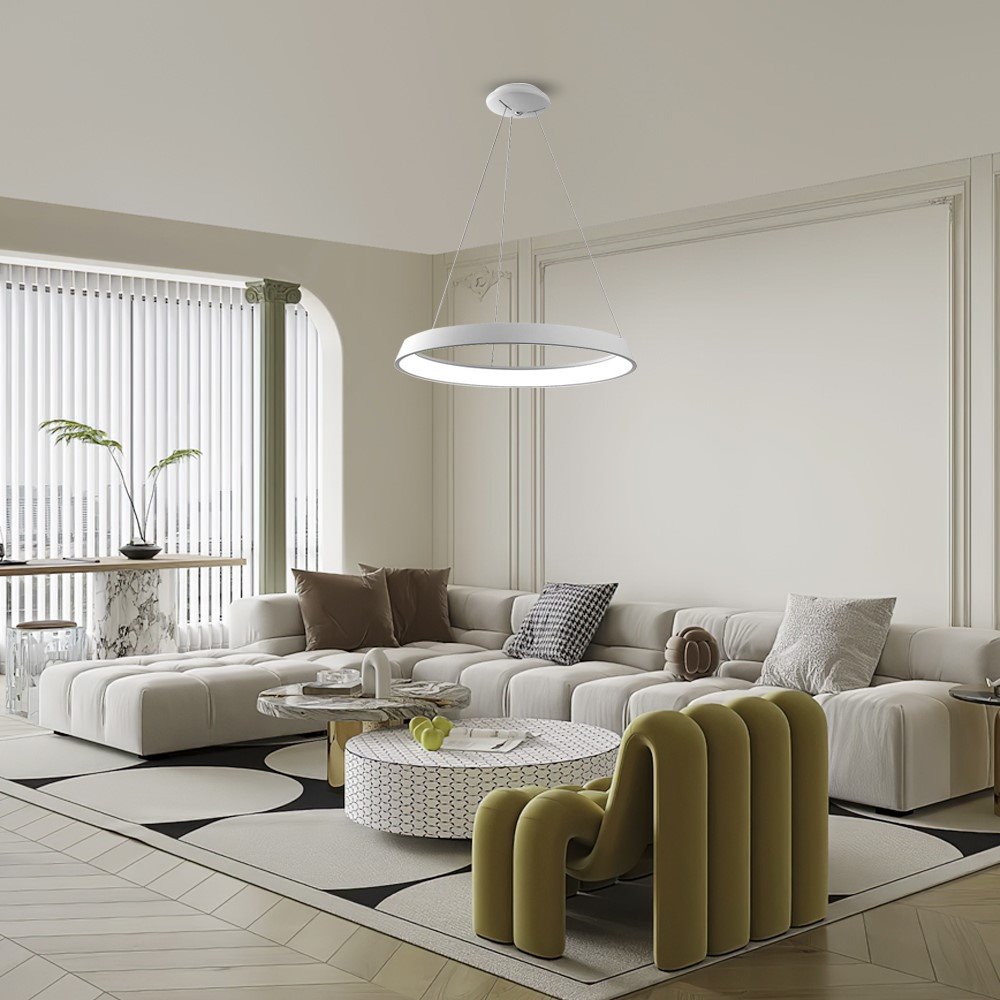 IMMAX NEO LIMITADO SMART závěsné svítidlo 80cm 48W bílé Zigbee 3.0, TUYA