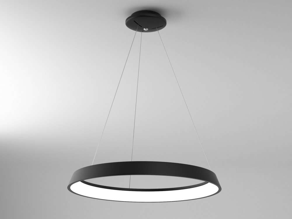 IMMAX NEO LIMITADO SMART závěsné svítidlo 60cm 39W černé, TUYA