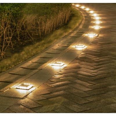 IMMAX TERRACE venkovní solární LED osvětlení/ 1,5W/ 30lm/ IP68/ 110x110x22mm/ černá