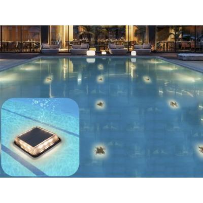 IMMAX TERRACE venkovní solární LED osvětlení/ 1,5W/ 30lm/ IP68/ 110x110x22mm/ černá