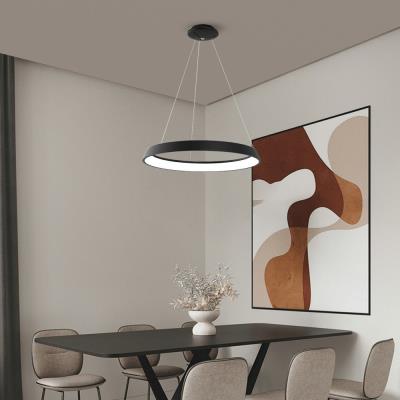 IMMAX NEO LIMITADO SMART závěsné svítidlo 60cm 39W černé, TUYA