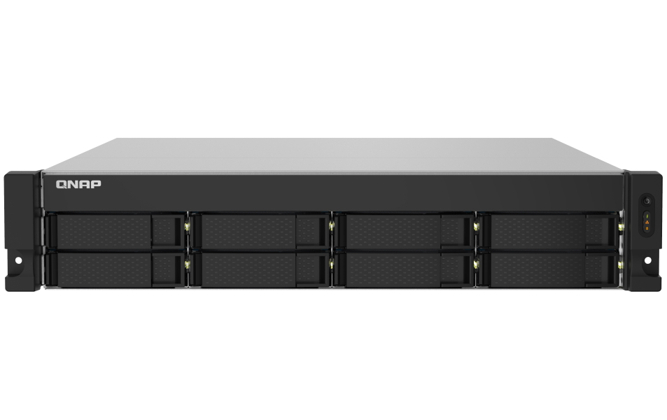 QNAP TS-832PXU-RP-4G   8x SATA, 4GB RAM, 2x 2,5GbE, 2x 10GbE SFP+, 1x PCIe, 2x zdroj