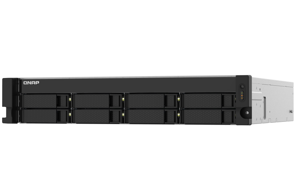 QNAP TS-832PXU-RP-4G   8x SATA, 4GB RAM, 2x 2,5GbE, 2x 10GbE SFP+, 1x PCIe, 2x zdroj