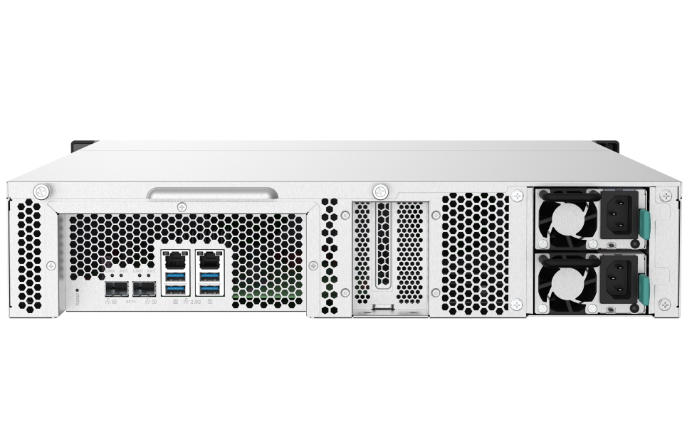 QNAP TS-832PXU-RP-4G   8x SATA, 4GB RAM, 2x 2,5GbE, 2x 10GbE SFP+, 1x PCIe, 2x zdroj