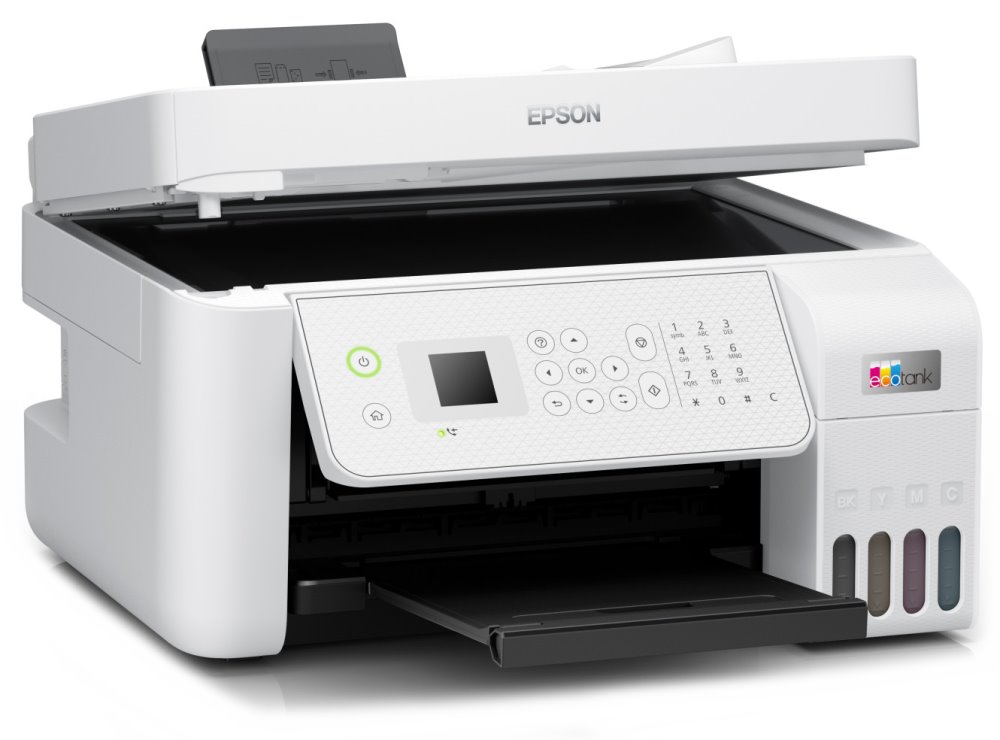 Epson EcoTank L5316/ 5760 x 1440/ A4/ MFZ/ LCD/ ITS/ ADF/ 4 barvy/ Wi-Fi/ USB/ 5 let záruka po registraci