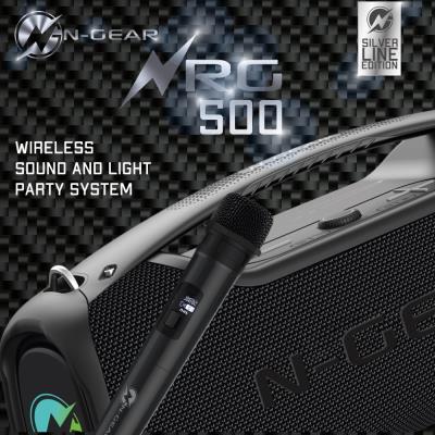 N-GEAR NRG 500/ BT/ 500W/ USB/ LED/ TWS/ IPX5/ 1x MIC