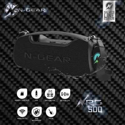 N-GEAR NRG 500/ BT/ 500W/ USB/ LED/ TWS/ IPX5/ 1x MIC
