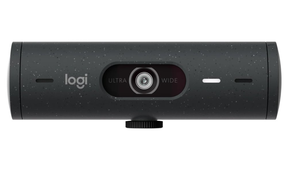 Logitech webkamera BRIO 500, Full HD, 4x zoom,RightLight 4 s HDR, grafitová,USB-C