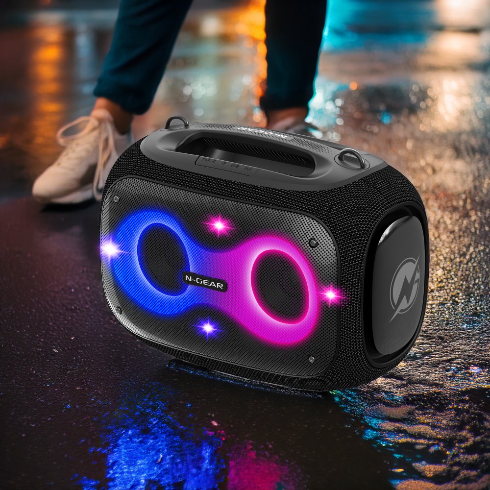 N-GEAR NRG 600/ BT/ 600W/ USB/ LED/ TWS/ IPX5/ 2x MIC