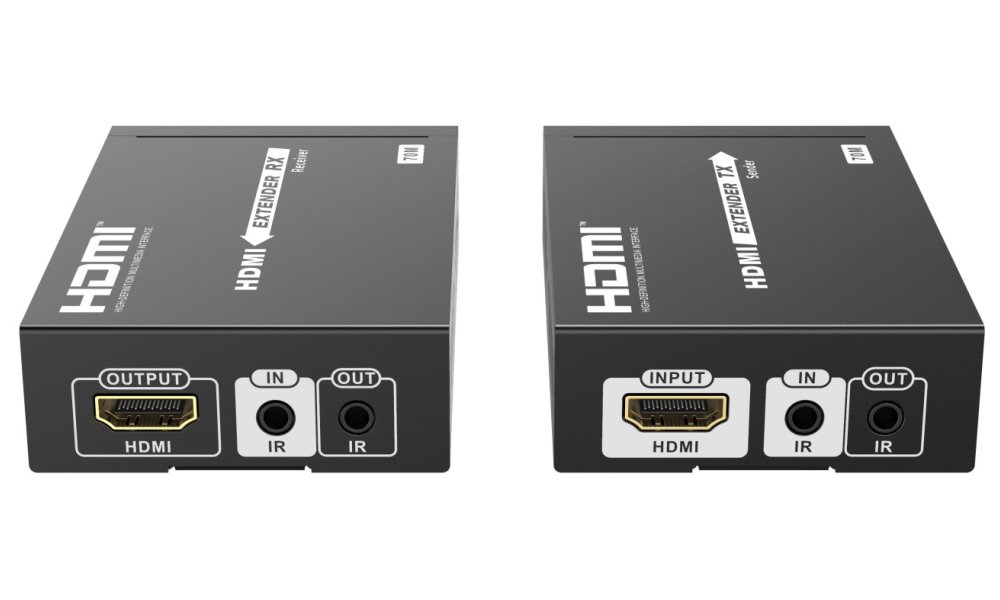 PremiumCord HDMI HDbaseT extender Ultra HD 4k x 2k na 70m přes Cat5e/Cat6