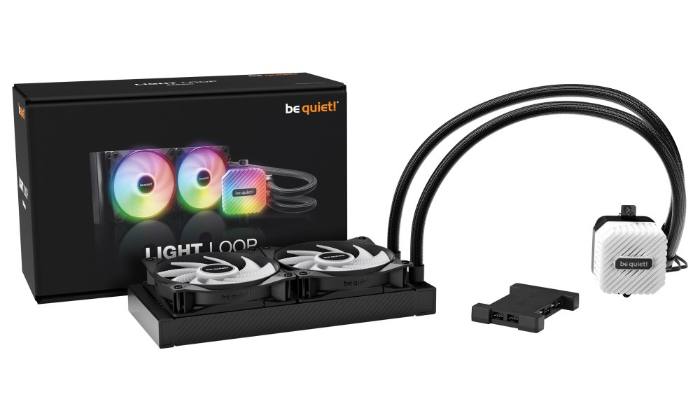 Be quiet! Light Loop vodní chladič CPU ARGB 240mm / 2x120mm / Intel i AMD