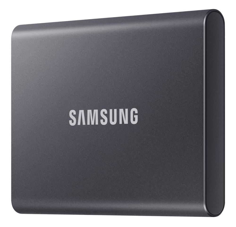SAMSUNG Portable SSD T7 4TB / USB 3.2 Gen 2 / USB-C / Externí / Šedá