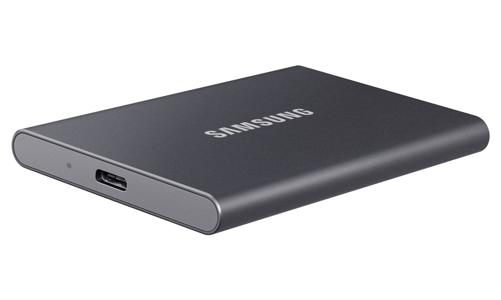 SAMSUNG Portable SSD T7 4TB / USB 3.2 Gen 2 / USB-C / Externí / Šedá