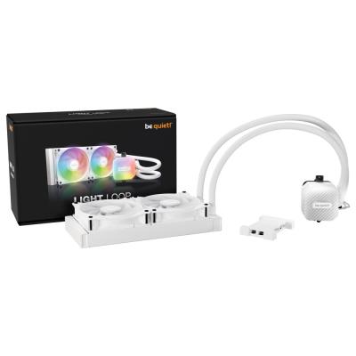 Be quiet! Light Loop vodní chladič CPU ARGB 240mm / 2x120mm / Intel i AMD / bílý