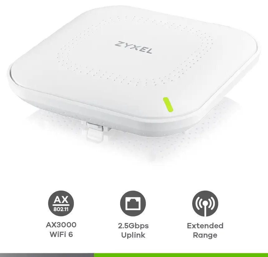 Zyxel NWA50AXPRO Standalone / NebulaFlex Wireless Access Point,  2.5GB LAN Port, 2x2:3x3 MU-MIMO