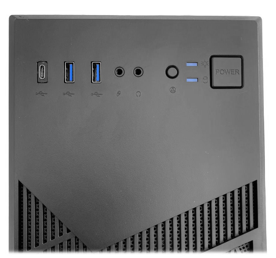 EUROCASE MidT ML N6-560B / bez zdroje / 2x USB 3.0 / USB-C / černá