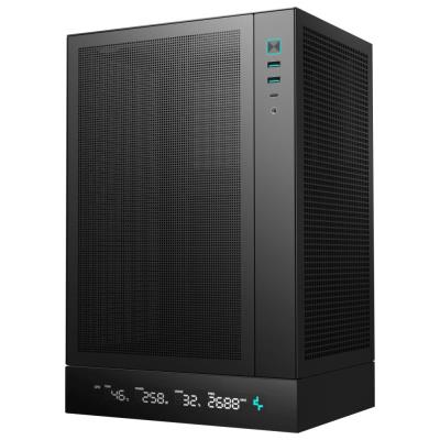 DEEPCOOL skříň CH170 Digital / vertikální miniITX / 2xUSB 3.0 / USB-C / černá
