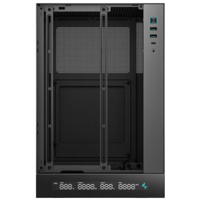 DEEPCOOL skříň CH170 Digital / vertikální miniITX / 2xUSB 3.0 / USB-C / černá