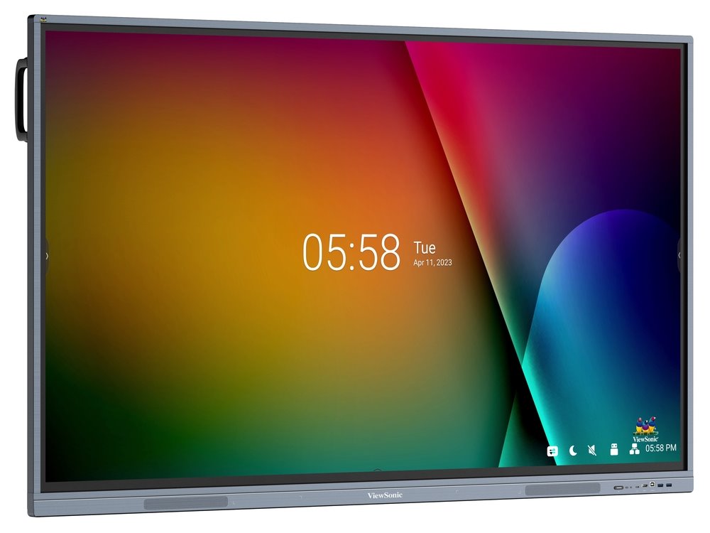 ViewSonic Multi Touch Display IFP7533-G/ 75"/ UHD/450nits, 5000:1, 8G RAM/128GB/HDMI/VGA/USB-C /RJ45 x2, RS232 x1, Grey