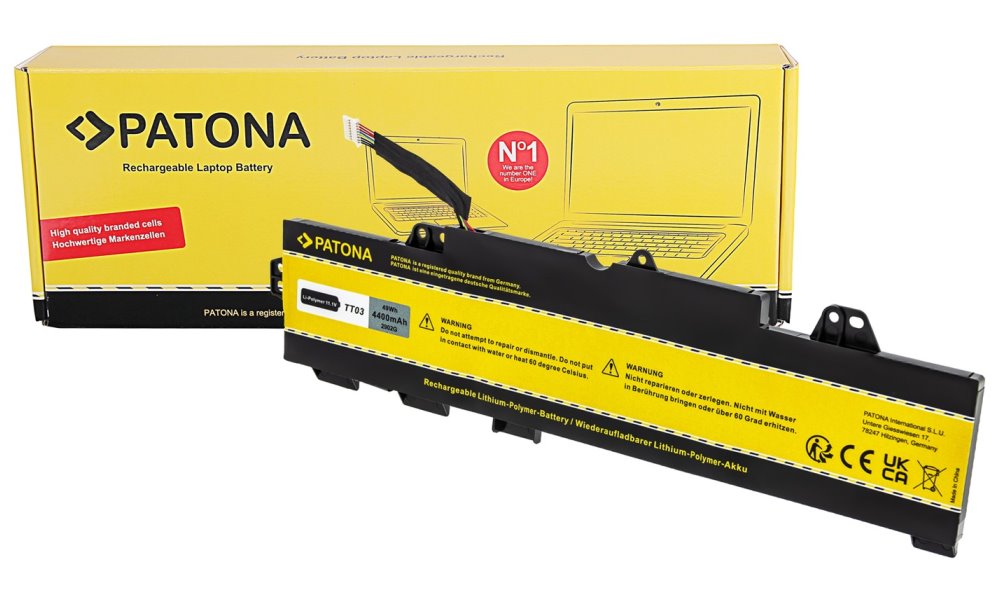 PATONA baterie pro ntb HP 850 G5 4400mAh Li-Pol 11,1V TT03XL