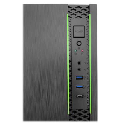 EUROCASE MidT ML N6-550B / bez zdroje / 2x USB 3.0  / USB-C / černá