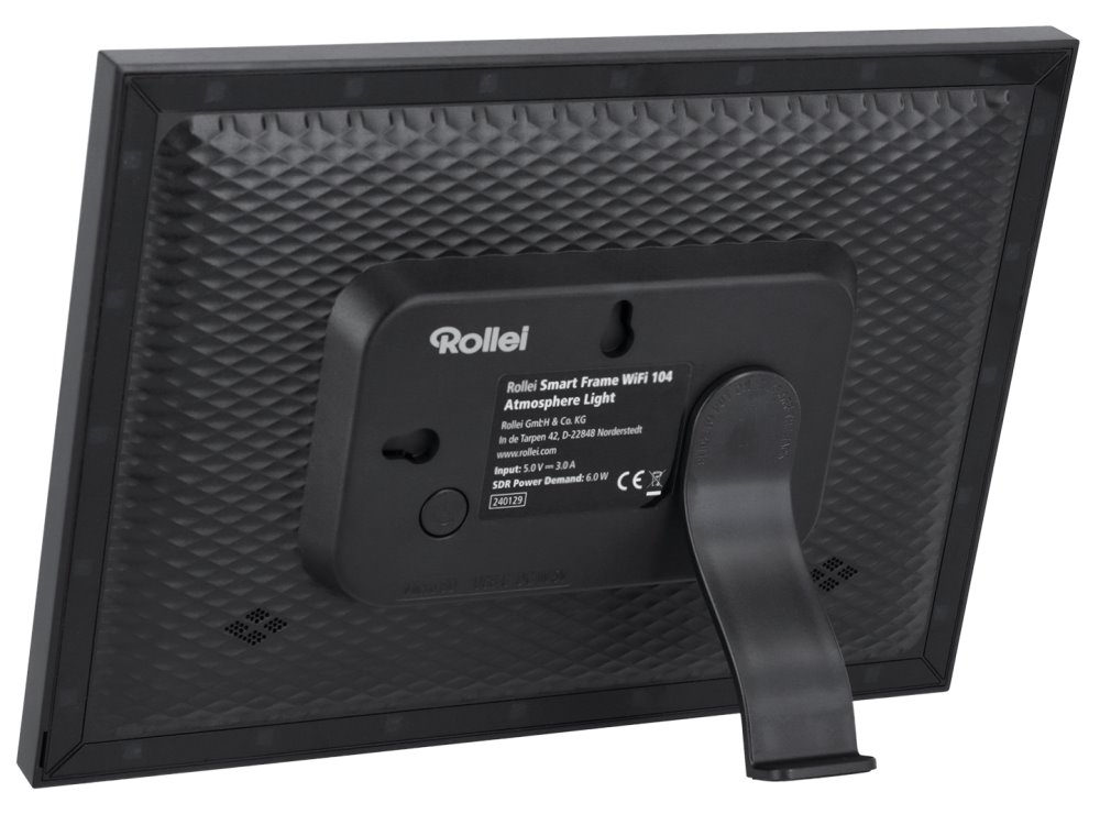 Rollei fotorámeček WiFi 104/ úhlopříčka 10.1"/ 8GB/ 2W/ Frameo APP/ LED/ Černý