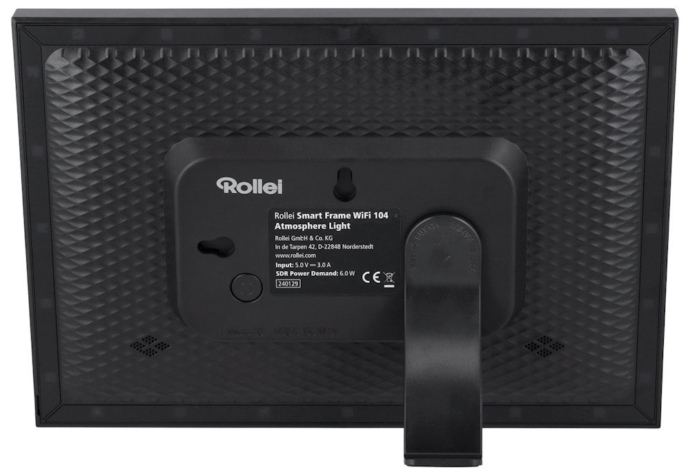 Rollei fotorámeček WiFi 104/ úhlopříčka 10.1"/ 8GB/ 2W/ Frameo APP/ LED/ Černý