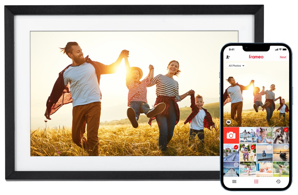 Rollei fotorámeček WiFi 104/ úhlopříčka 10.1"/ 8GB/ 2W/ Frameo APP/ LED/ Černý