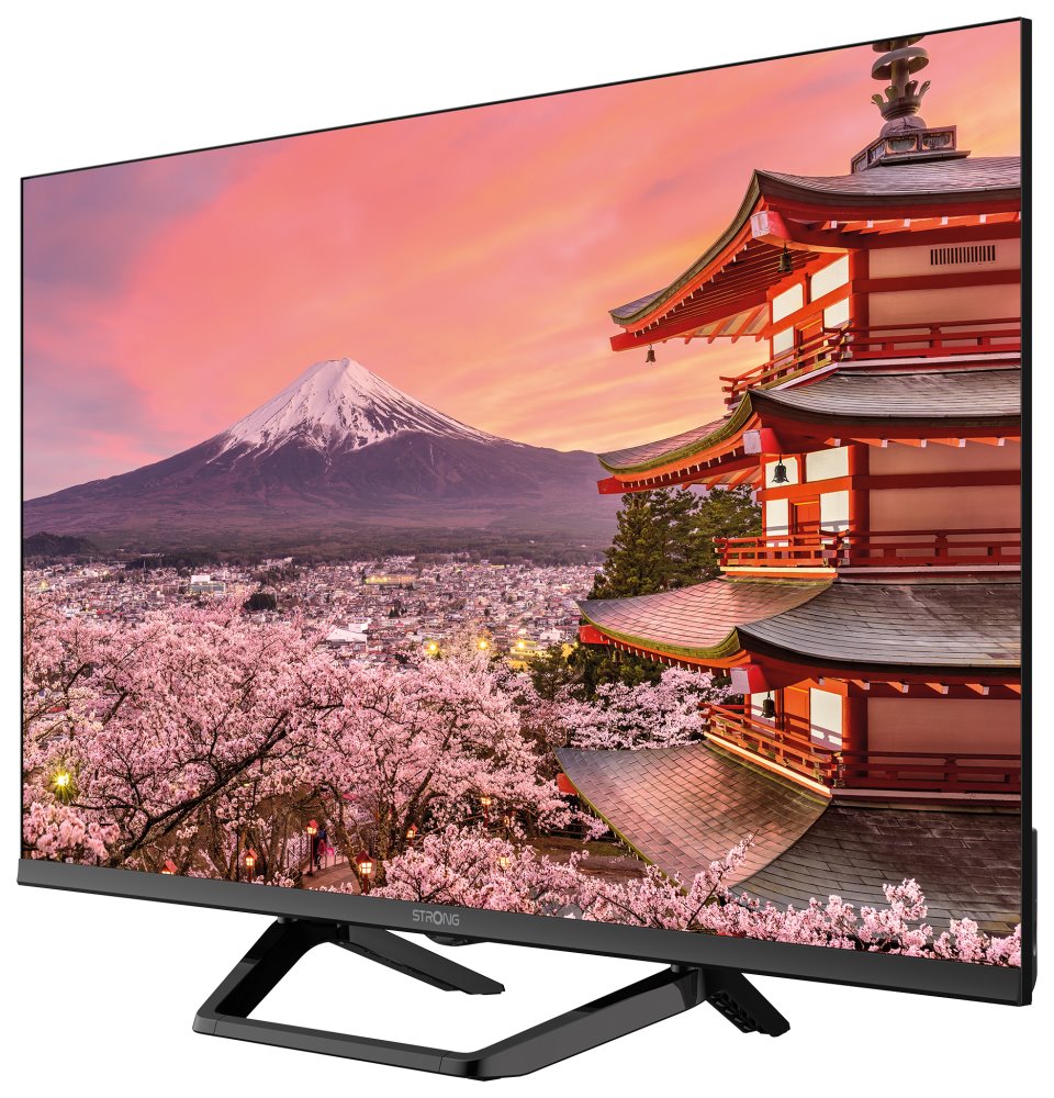 STRONG SMART LED TV 32"/ SRT32HG6733C/ HDR10/ 1366x768/ DVB-T2/C/S2/ H.265/HEVC/ 2x HDMI/ USB/ Wi-Fi/ LAN/ F/ Google TV