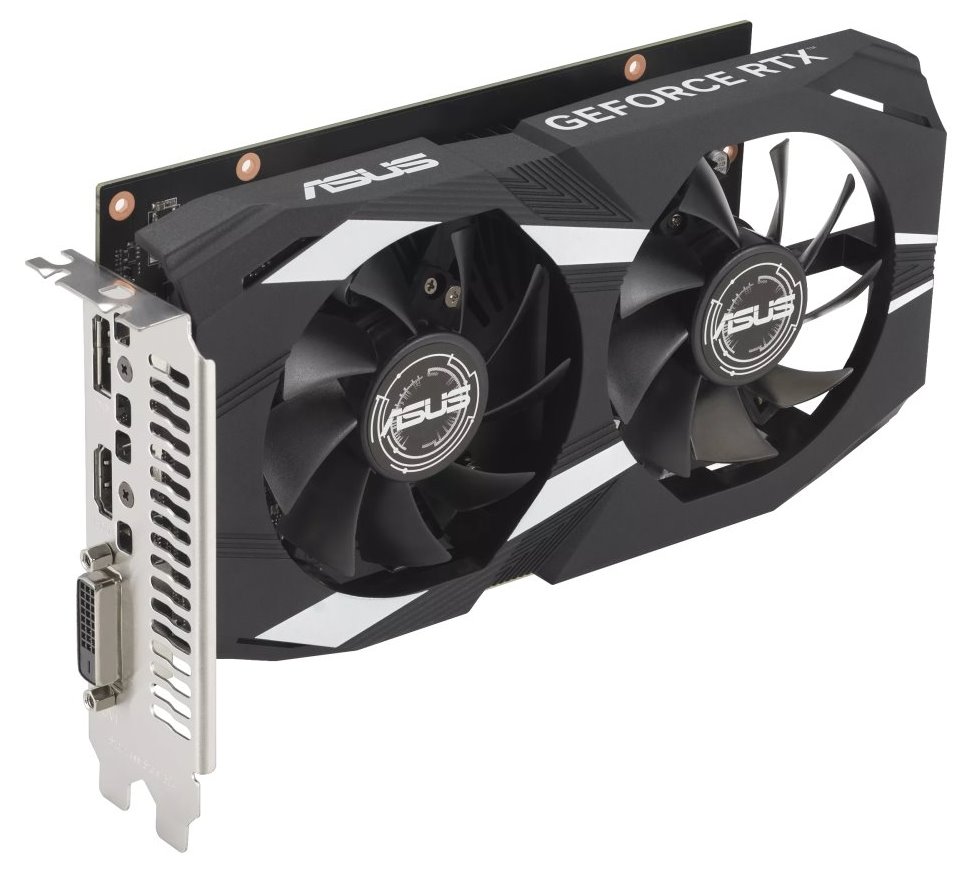 ASUS DUAL RTX3050 OC 6GB / PCI-E / 6GB GDDR6 / 1x DP / 1x HDMI / 1x DVI / active
