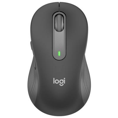 Logitech myš Signature M650L / Kancelářská/ Laserová/ Bezdrátová USB + Bluetooth/ šedá