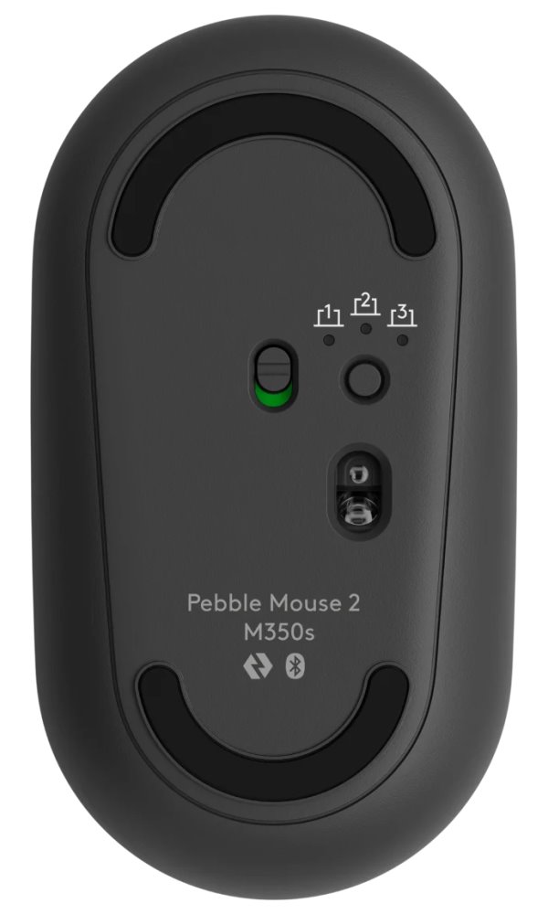 Logitech Pebble 2 M350s Wireless Mouse, Graphite