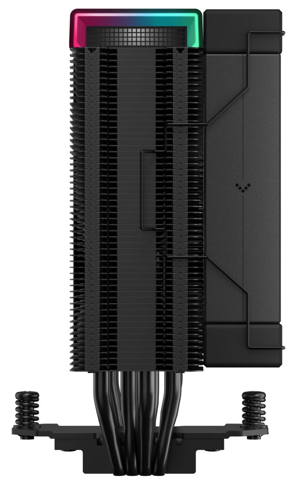 DEEPCOOL chladič AK400 Digital Pro / 120mm fan / 4x heatpipes / PWM / pro Intel i AMD / černý / dig.disp. více hodnot