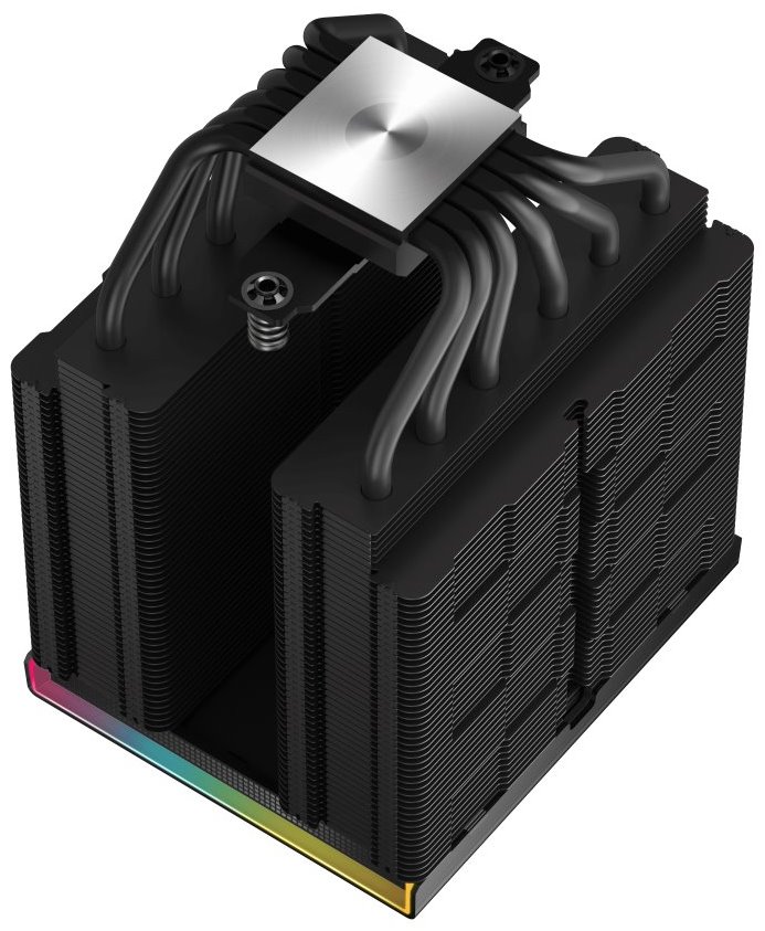 DEEPCOOL chladič AK620 Digital Pro / 2x120mm fan / 6x heatpipes / pro Intel i AMD/ černý / digitální display více hodnot